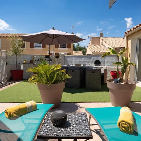 Вилла Vias-plage - Climatisee De 65m2 A 600m De La Виас