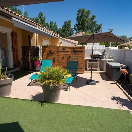 Vias-plage - Climatisee De 65m2 A 600m De La Villa *