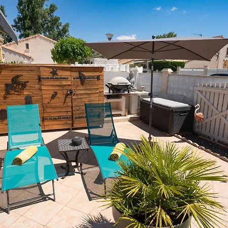 Villa Vias-plage - Climatisee De 65m2 A 600m De La *