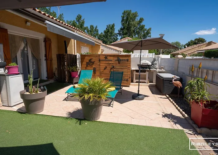 Vias-plage - Climatisee De 65m2 A 600m De La Villa *